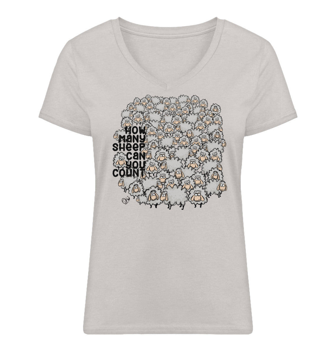 Cream Heather Grey-7085