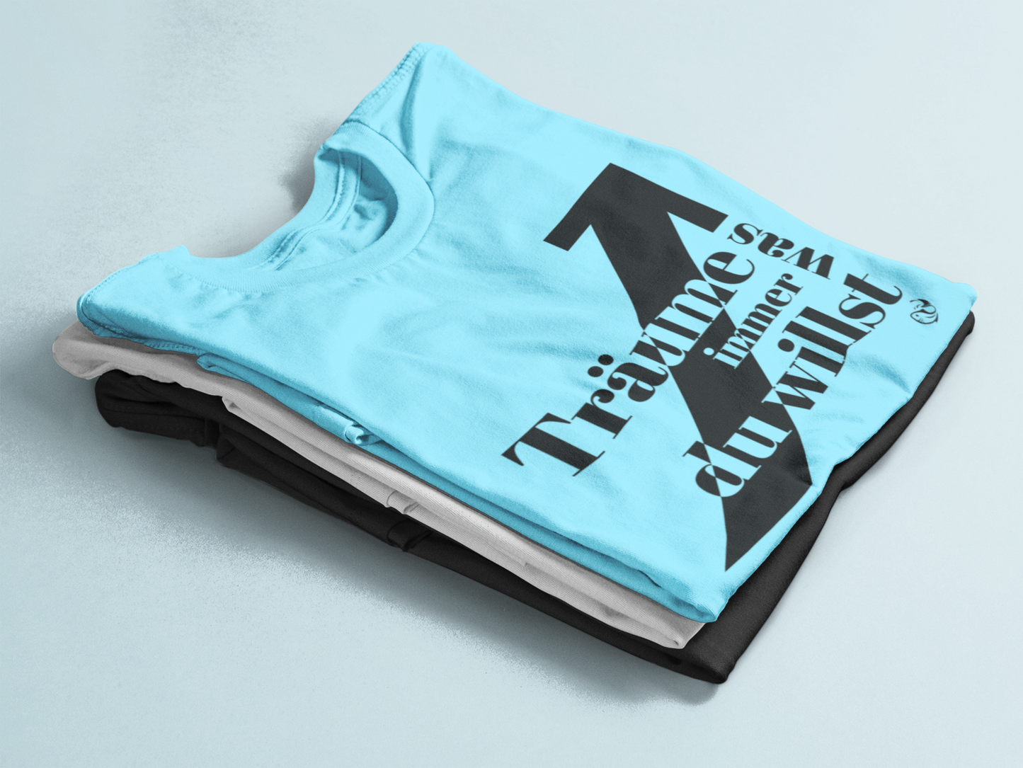 Träume immer was - Damen Organic T-Shirt, Rundhals, in mehreren Farben, 100% Bio-Baumwolle