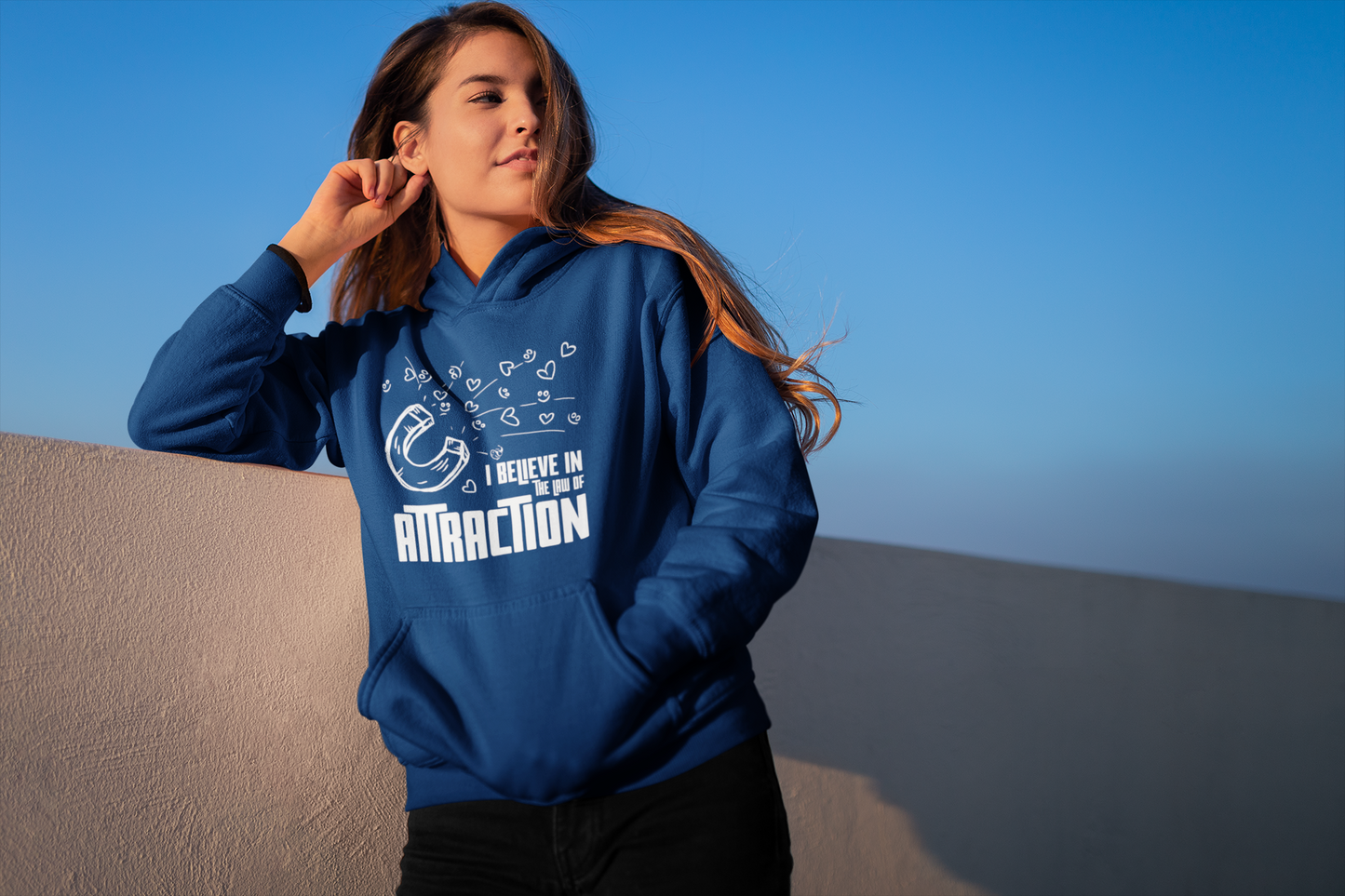 I believe | Weiß - Unisex organic Hoodie, in mehreren Farben