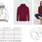 Oommm | Gelb-Pink  - Unisex organic Hoodie, in mehreren Farben