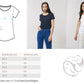 Be Bold | Blau  - Damen Organic T-Shirt, Rundhals, in mehreren Farben, 100% Bio-Baumwolle