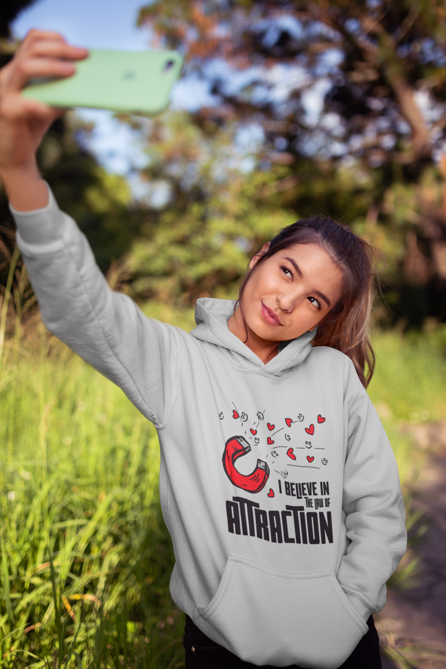 I believe | Bunt  - Unisex organic Hoodie, in mehreren Farben