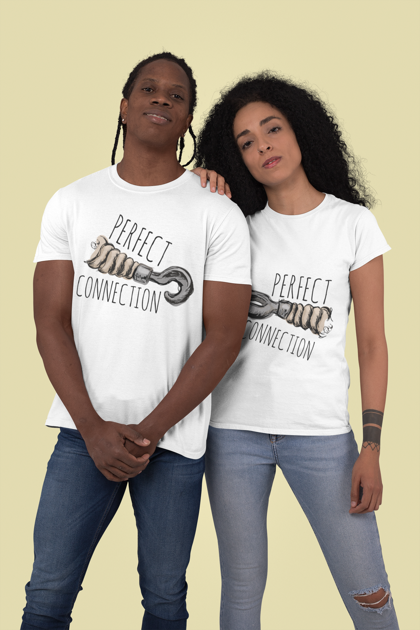 Perfect Connection - Herren Organic Shirt, in mehreren Farben, 100% Bio-Baumwolle